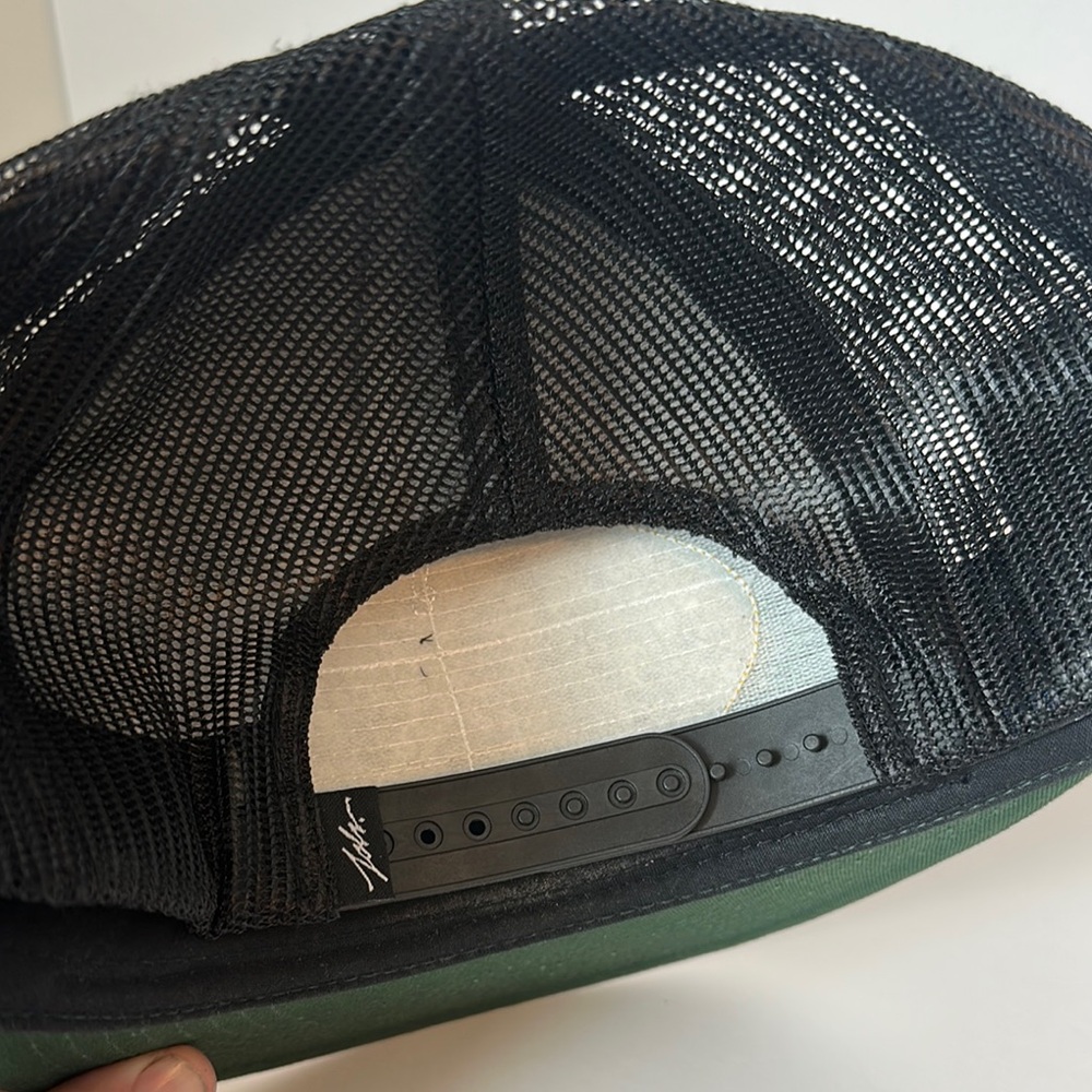 Green and Black Trucker Hat - Picture 3 of 3